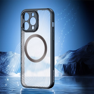 Panssaroitu Suojakuori iPhone 14 Pro:lle MagSafe-yhteensopiva Dux Ducis Aimo Mag - musta