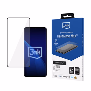 Vahvistettu koko näytön panssarilasi 3mk HardGlass Max musta Xiaomi Redmi Note 13 Pro+:lle