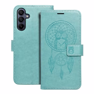 MEZZO Kirjasuojakuori Samsung A15 4G / A15 5G:lle dreamcatcher vihreä