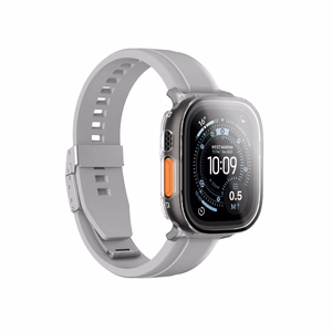 AmazingThing Radix Glass Näytönsuoja suojakuorella Apple Watch Ultra 3 49mm:lle - kirkas