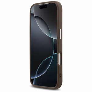 Guess 4G Classic Logo MagSafe Suojakuori iPhone 17 Pro Max:lle - Ruskea