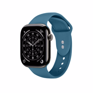 Crong Liquid strap for Apple Watch 44 / 45 / 46 / 49 mm, navy blue