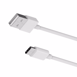 Borofone BX3 USB-A–USB-C-kaapeli, 1 m, 3 A, valkoinen