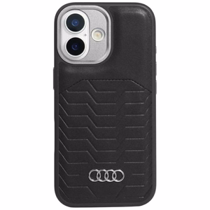 Audi GT keinonahkainen MagSafe-suojakuori iPhone 17 - musta