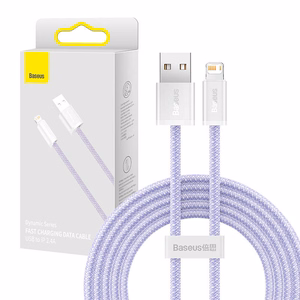 Baseus Dynamic Kaapeli USB - Lightning, 2,4A, 2m (violetti)
