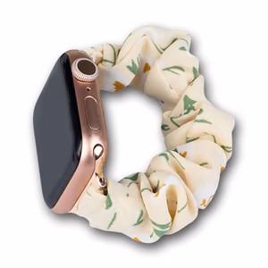 Kangas Apple Watch Band 42/44/45mm hihna rannekoru Elastinen hihna - keltainen
