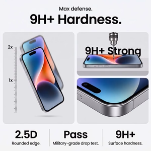 Tech-Protect Quick Set+ 2 kpl karkaistuja laseja malleille iPhone 18 Pro Max / 17 Pro Max