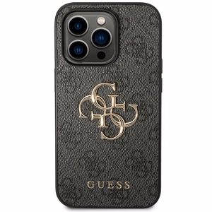 Guess suojakuori iPhone 15 Pro 6,1 GUHCP15L4GMGGR harmaa kovakuori 4G Big Metal Logo