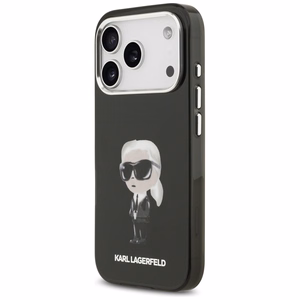 Karl Lagerfeld IML Aquarelle Karl & Logo MagSafe Suojakuori iPhone 17 Pro:lle - musta