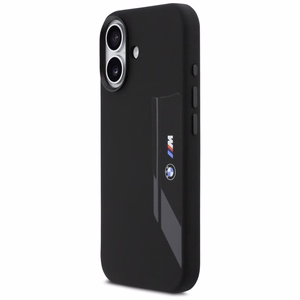 BMW M Silicon Vertical Logo MagSafe Suojakuori iPhone 17:lle - Musta