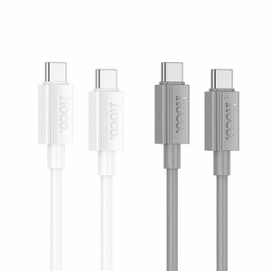 Kaapeli USB-C - USB-C Hoco 3A 60W 1 m X107 valkoinen