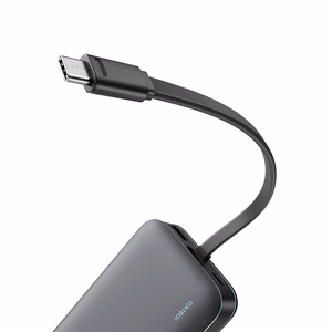 Cuktech LPB200N 40W 20000mAh Powerbank with Integrated Cable - Gray