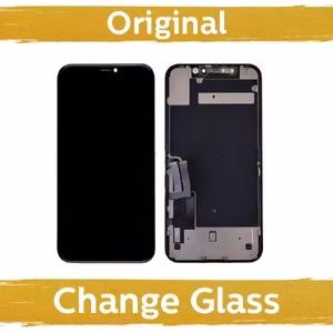 LCD Näyttö iPhone 11 Musta (LG versio + metallilevy) (uusittu: Kiina)