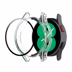 Tempered glass case 360 degree cover Samsung Watch Active 2 40mm transparent