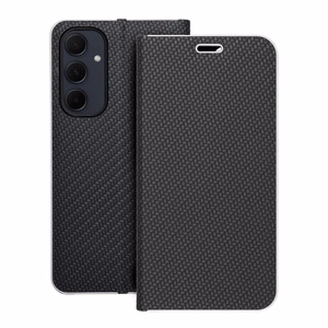 Läppäsuojakuori Samsung A35 5G:lle Luna Book Carbon musta