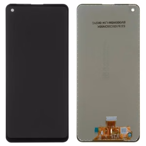 LCD-näyttö Samsung A217F A21s kosketusnäytöllä musta ORG
