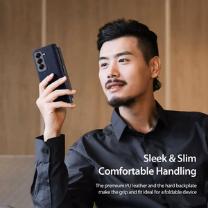 Dux Ducis BRIL suojakuori kynätelineellä Samsung Z Fold SE / W25 sininen