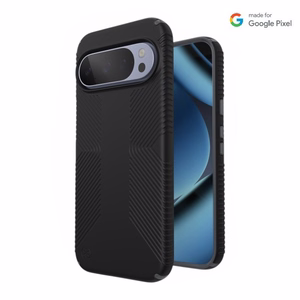 Speck Presidio2 Grip Magnet suojakuori Google Pixel 10 Pro XL -laitteelle, Black / Slate Grey -värinen