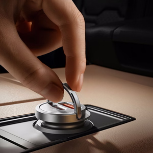 Orico MiniRing Pro 45W USB-A + USB-C autolaturi - hopeinen