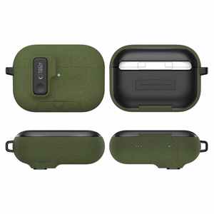 Tech-Protect Slim Hook Suojakuori AirPods Pro 3 -lle - vihreä