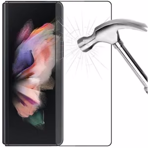 Karkaistu lasi 5D Full Glue Samsung F946 Z Fold5 ulkoinen musta bulk