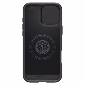 Spigen Optik Armor Mag Suojakuori MagSafe:lla iPhone 16 Pro Max:lle - musta