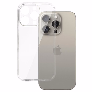 Back Case 2 mm Perfect Suojakuori iPhone 16 Pro:lle - läpinäkyvä