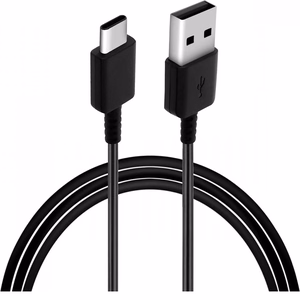 Samsung EP-DR140ABE USB-A - USB-C kaapeli 0.8m (Bulk - vaihtovaara pakkaus) - Musta