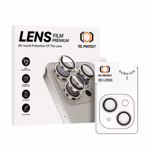 Kameran linssin suojalasi Tel Protect 3D Lens kameralle iPhone 15/15 Plus kirkas (2 kpl)