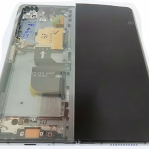 LCD-näyttö Samsung F936 Z Fold4 5G kosketusnäytöllä (Sisempi) Grey Green alkuperäinen (käytetty Grade B)