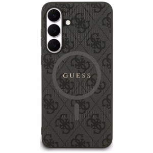 Guess 4G Ring Classic Logo MagSafe case for Samsung Galaxy S25 FE - black