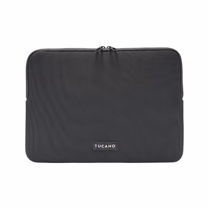 Tucano Colore2 neoprene laptop sleeve for 13–14-inch laptops, black