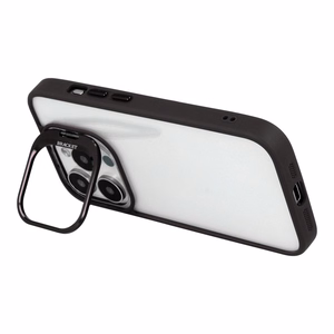 Tel Protect Kickstand case + camera glass (lens) for Iphone 15 Plus black