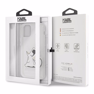 Karl Lagerfeld Choupette Fun iPhone 11 / Xr Suojakuori - Läpinäkyvä