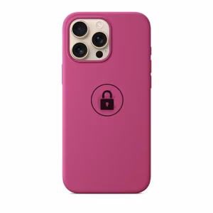 Silicone Case v2 -suojakuori iPhone 16 Pro Max:lle, Fuchsia