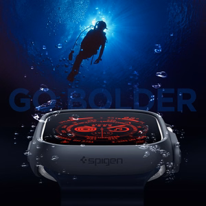 Spigen Thin Fit Suojakuori Apple Watch Ultra (49mm):lle - musta