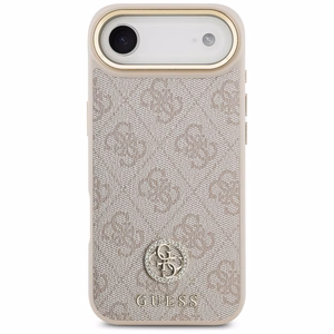 GUESS Suojakuori IPHONE 17 Air MagSafe GUHMP17MP4GRMDEP (PU W/ 4G Strass Logo) vaaleanpunainen