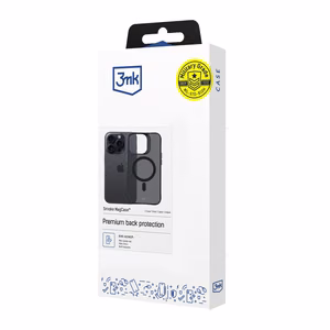 3mk Smoke MagCase MagSafe:lla iPhone 14 Pro Max:lle - puoliläpinäkyvä