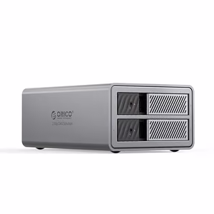 Orico 9828RU3 2 Big DAS Solution ProRAID Disk Array for 2 2.5"/3.5" SATA HDD/SSD Drives with RAID Controller - Gray