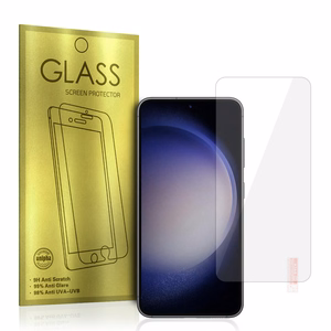 Karkaistu lasi Gold Samsung Galaxy S23:lle - ei sormenjälkitunnistusta