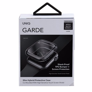 Uniq Garde Suojakuori Apple Watch 4/5/6/SE 44mm - harmaa