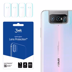 3MK Flexible Glass Lens Hybridilasi ASUS Zenfone 7 Pro kameralle 4 kpl