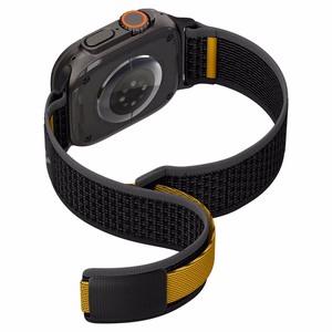 Spigen Athlex Air Apple Watch 6/7/8/9/10/SE/Ultra 1/2 (44/45/46/49 mm) Active musta