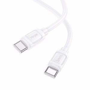 Kaapeli USB-C - USB-C Hoco PD 5A 240W 1 m X115 valkoinen