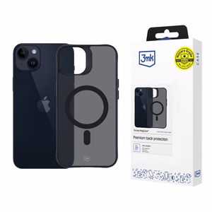 3mk Smoke MagCase MagSafe-suojakuori iPhone 14 Plus:lle - puoliläpinäkyvä