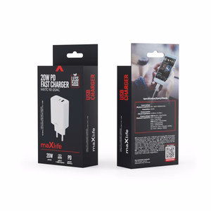 Maxlife MXTC-10-20AC PD QC charger 1x USB-C 1x USB 20W white