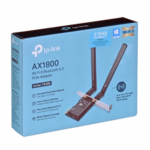 TP-Link AX1800 Wi-Fi 6 Bluetooth 5.2 PCIe sovitin