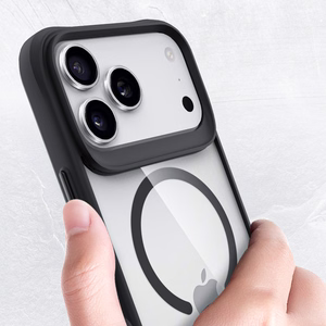 3mk Satin Armor MagCase iPhone 17 Pro Max:lle - läpinäkyvä musta