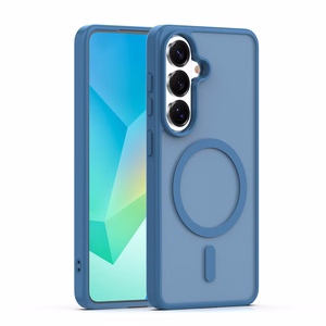 Mag Matt kuori Samsung Galaxy A16 4G / A16 5G / A17 4G / A17 5G tummansininen iso reikä