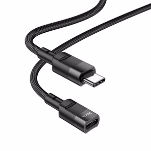 Sovitin Hoco (U107) USB-C - USB-C (OTG) 3A 1,2m musta